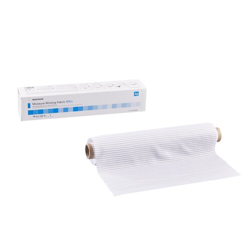 McKesson Silver Moisture Wicking Fabric 10 X 144 Inch Roll Sterile