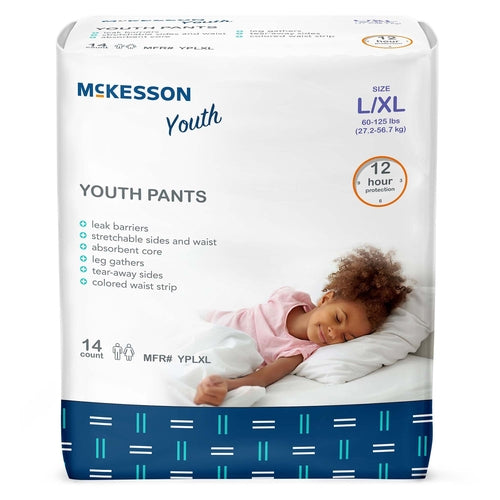 McKesson Unisex Youth Absorbent Underwear Large / X-Large