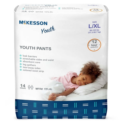 McKesson Unisex Youth Absorbent Underwear Large / X-Large