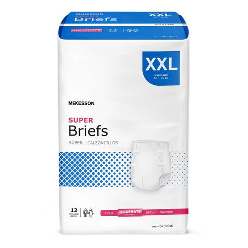 McKesson Incontinence Brief Adult 2X-Large Unisex