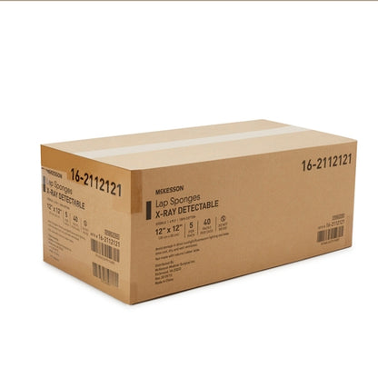 McKesson Surgical Laparotomy Sponge 12 X 12 Inch 5 Count