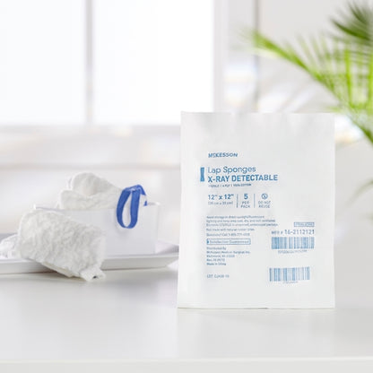 McKesson Surgical Laparotomy Sponge 12 X 12 Inch 5 Count
