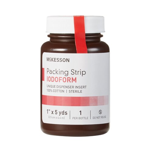 McKesson Wound Packing Strip Iodoform 1 Inch X 5 Yard