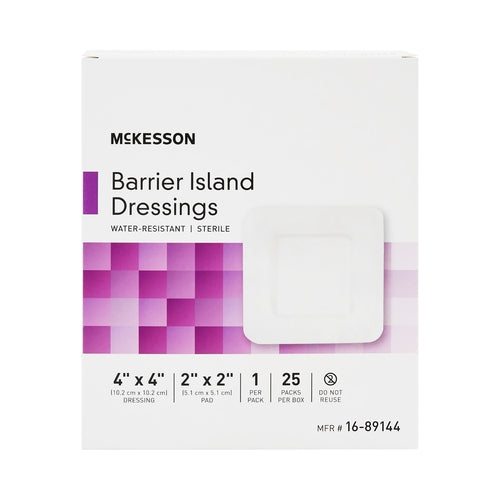 McKesson Barrier Island Composite Dressing 4 X 4 Inch