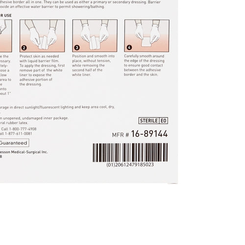 McKesson Barrier Island Composite Dressing 4 X 4 Inch