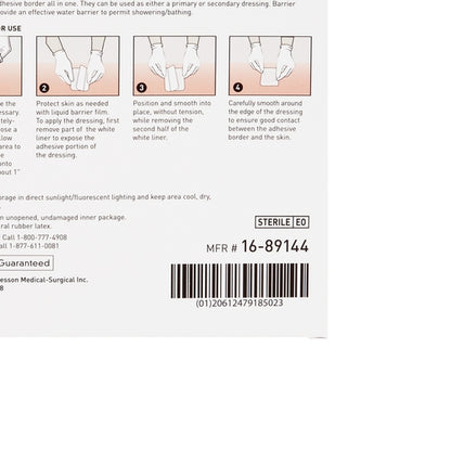 McKesson Barrier Island Composite Dressing 4 X 4 Inch