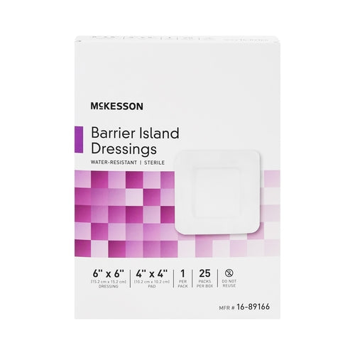 McKesson Barrier Island Composite Dressing 6 X 6 Inch