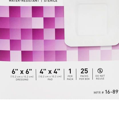 McKesson Barrier Island Composite Dressing 6 X 6 Inch