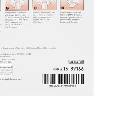 McKesson Barrier Island Composite Dressing 6 X 6 Inch