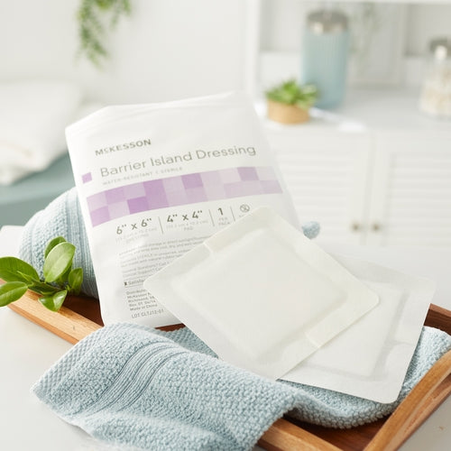 McKesson Barrier Island Composite Dressing 6 X 6 Inch