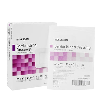 McKesson Barrier Island Composite Dressing 6 X 6 Inch