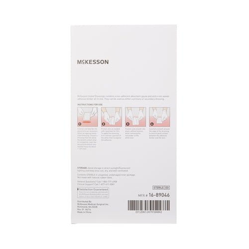 McKesson Island Dressing 4 X 6 Inch Rectangle Sterile