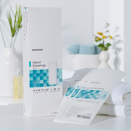 McKesson Island Dressing 4 X 14 Inch Rectangle Sterile