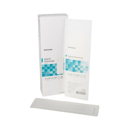 McKesson Island Dressing 4 X 14 Inch Rectangle Sterile