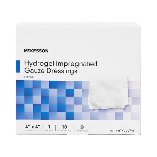 McKesson Hydrogel Wound Dressing Impregnated 4 X 4 Inch