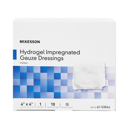 McKesson Hydrogel Wound Dressing Impregnated 4 X 4 Inch