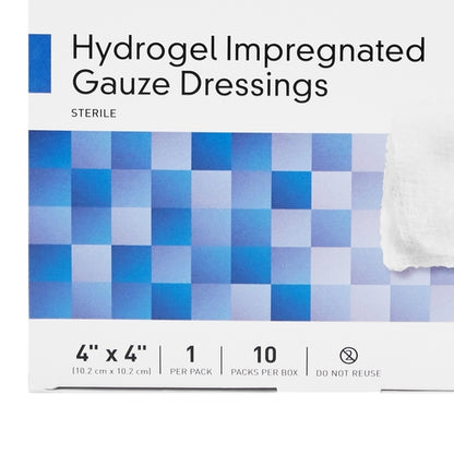 McKesson Hydrogel Wound Dressing Impregnated 4 X 4 Inch