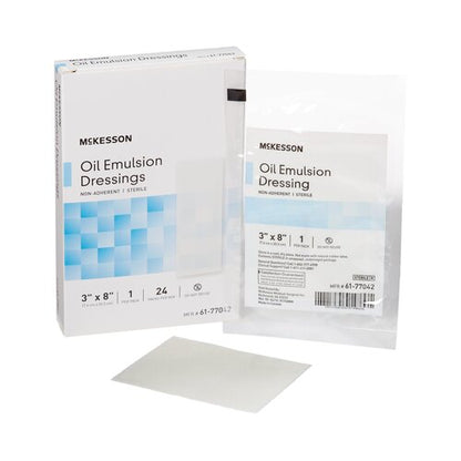 McKesson Oil Emulsion Impregnated Dressing 3 X 8 Inch