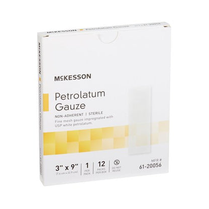 McKesson Petrolatum Impregnated Dressing 3 X 9 Inch