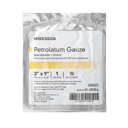 McKesson Petrolatum Impregnated Dressing 3 X 9 Inch