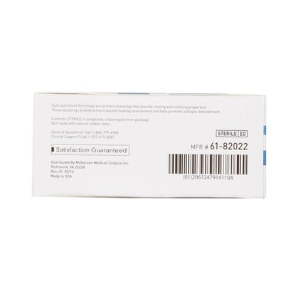 McKesson Hydrogel Wound Dressing Sheet 2 X 2 Inch