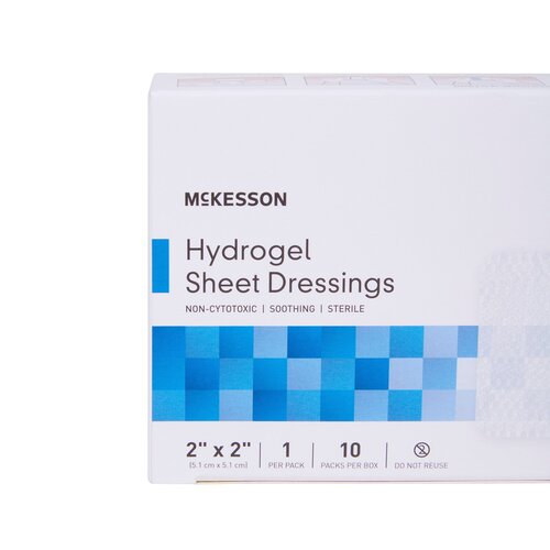 McKesson Hydrogel Wound Dressing Sheet 2 X 2 Inch
