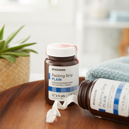 McKesson Wound Packing Strip Non-Impregnated 1/2 Inch X 5 Yard