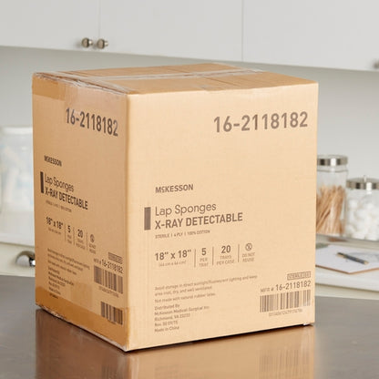 McKesson Surgical Laparotomy Sponge 18 X 18 Inch