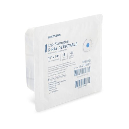 McKesson Surgical Laparotomy Sponge 18 X 18 Inch