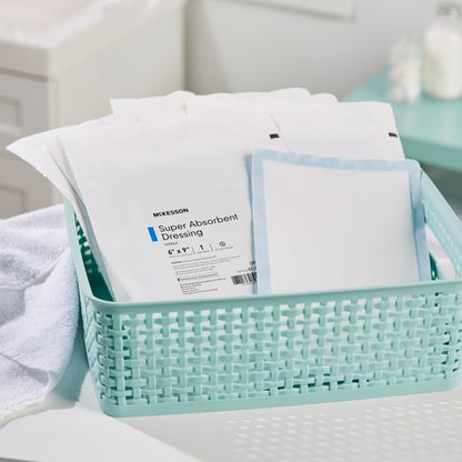 McKesson Super Absorbent Dressing 6 X 9 Inch Rectangle
