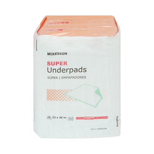 McKesson Disposable Underpad Super 23 X 36 Inch