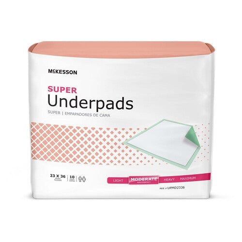 McKesson Disposable Underpad Super 23 X 36 Inch