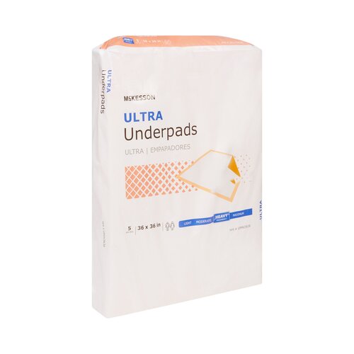 McKesson Disposable Underpad Ultra 36 X 36 Inch