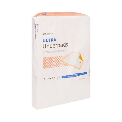 McKesson Disposable Underpad Ultra 36 X 36 Inch