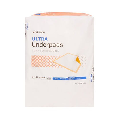 McKesson Disposable Underpad Ultra 36 X 36 Inch