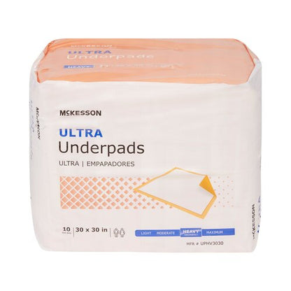 McKesson Disposable Underpad Ultra 30 X 30 Inch