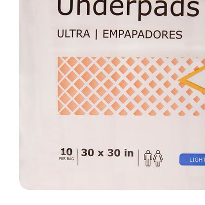 McKesson Disposable Underpad Ultra 30 X 30 Inch