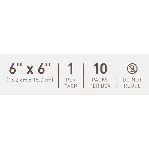 McKesson Thin Hydrocolloid Dressing Film 6 X 6 Inch