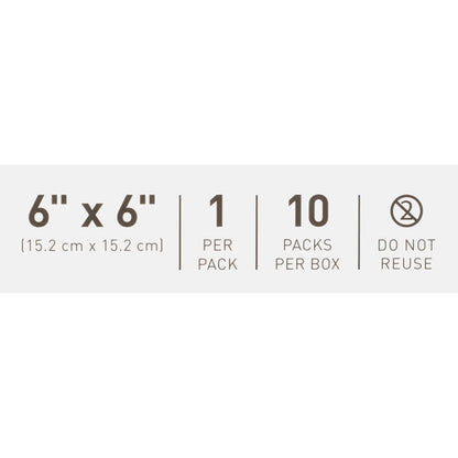 McKesson Thin Hydrocolloid Dressing Film 6 X 6 Inch