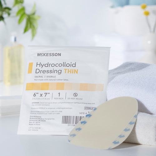 McKesson Thin Hydrocolloid Dressing Film Backing 6 X 7 Inch