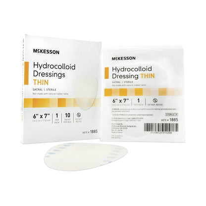 McKesson Thin Hydrocolloid Dressing Film Backing 6 X 7 Inch