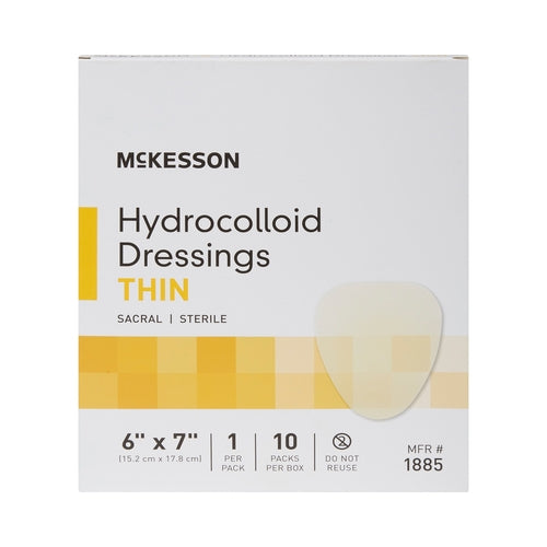 McKesson Thin Hydrocolloid Dressing Film Backing 6 X 7 Inch