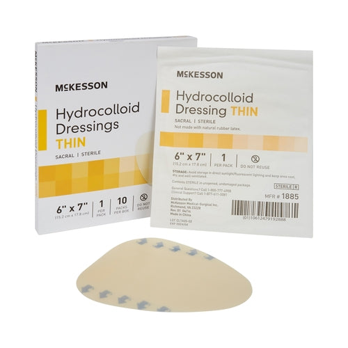 McKesson Thin Hydrocolloid Dressing Film Backing 6 X 7 Inch