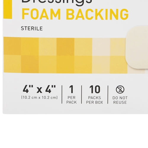 McKesson Hydrocolloid Dressing Foam Backing 4 X 4 Inch
