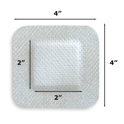 McKesson Island Dressing 4 X 4 Inch Square NonSterile
