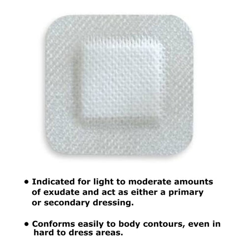 McKesson Island Dressing 4 X 4 Inch Square NonSterile