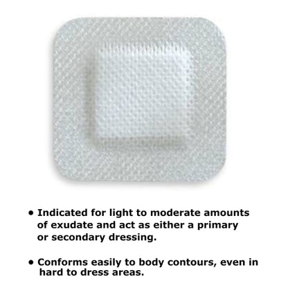 McKesson Island Dressing 4 X 4 Inch Square NonSterile