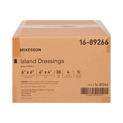 McKesson Island Dressing 6 X 6 Inch Square NonSterile