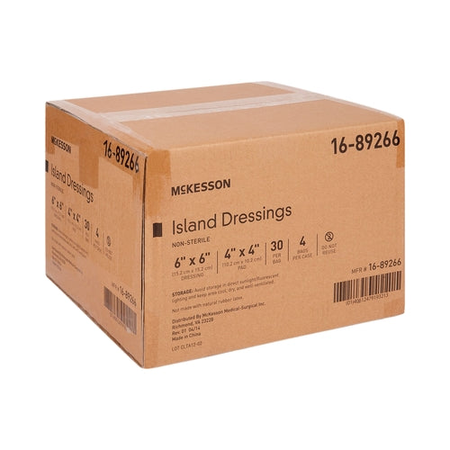 McKesson Island Dressing 6 X 6 Inch Square NonSterile