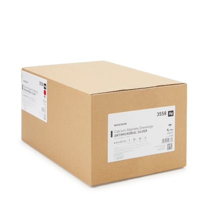 McKesson Silver Alginate Dressing 4 X 4 - 3/4 Inch